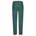 thumbnail image 3 of RKSTN Mens Pants Fashion Drawstring Elastic Waist Solid Color Casual Sweat Length Pants Soft Comfortable Workout Pants, 3 of 4