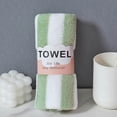thumbnail image 1 of Absorbent Velvet Towel, Colorful Striped Face Wash Towel, Children's Household Soft Gift Towel, 1 of 2