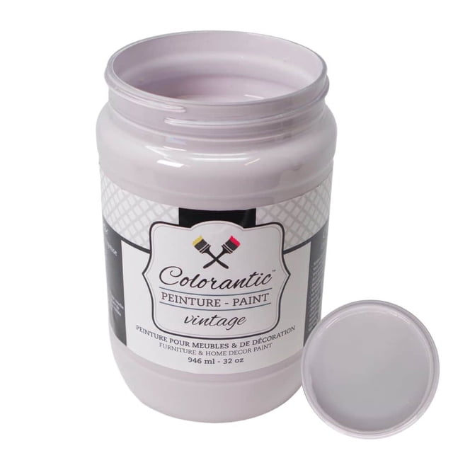 Colorantic | LAVENDER Chalk Paint Based for Furniture DIY - SOFT LIGHT PURPLE - 32 oz