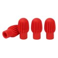 thumbnail image 3 of Embouts de Tambour en Silicone, 4 Pcs Protection Sans Bruit Embout Silencieux pour Instruments en Bois Noir, Orange, Gris, Rouge, 3 of 8