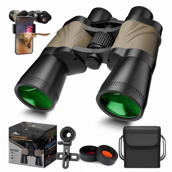 LAKWAR Binoculars for Adults,12x50mm Hunting Binoculars BAK4 Prism Lens HD Binoculars with Low Light Vision for Birds Watching Travelling, Father'day Gift