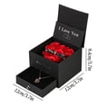 thumbnail image 4 of LSLJS Valentines Day Gifts, Rose Gift Box Lover Proposal Gift Jewelry Ring Rose Box Small Rose Necklace Gift Box, Gift Box, 4 of 6