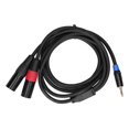 thumbnail image 1 of FLAMEEN Audio Adapter Cable, Male To 2 XLR Male Cable Male To Dual 2 XLR Male Plug Connector For Meeting For Home, 1 of 8