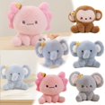 thumbnail image 4 of Adorable Animal Toy Soft Stuffed Penguin Panda Piglet Doll for Kids Table Companion, 4 of 4