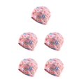 thumbnail image 3 of kurtrusly Tuque Bonnet Hijab Pré-Noué Foulard Turban Coloré Bandeau Réglable Protection des Oreilles Bandeau Accessoires Bonnet Fleur Rose 5Ensemble, 3 of 6