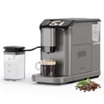 thumbnail image 2 of 20 Bar Espresso Machine With Built-In Grinder, Double Boiler System & LCD Touch Panel, Auto-Cleaning Quiet Coffee Maker for Office/Home Use, Beginner-Friendly Design, 2 of 9