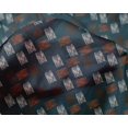 thumbnail image 4 of oneOone Silk Tabby Fabric Brush Stroke Ikat Decor Fabric Printed BTY 42 Inch Wide, 4 of 4