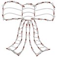 thumbnail image 2 of Northlight Lighted Bow Window Silhouette Christmas Decoration - 14" - Red Lights, 2 of 6