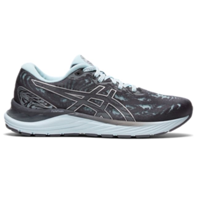 ASICS Chaussures de Course pour Femmes Gel-Cumulus 23 MK Gris Transporteur/argent Pur - 1012A888-021