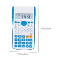 thumbnail image 3 of Professional Scientific Calculator with LCD Display Algebra Geometry Trigonometry Functions Battery Powered Multi-Line Math Tool for Office & Campus, 3 of 6