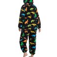 thumbnail image 5 of Fuzzy One Piece Pajamas, Stylish Soft Warm Pajamas Jumpsuit  For Lady For Home, 5 of 5