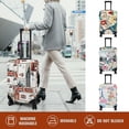 thumbnail image 3 of Luggage Cover Protector Travel Suitcase Covers Protective Skin for Carry On Baggage Fit 29-32 Inch Luggage, 3 of 5
