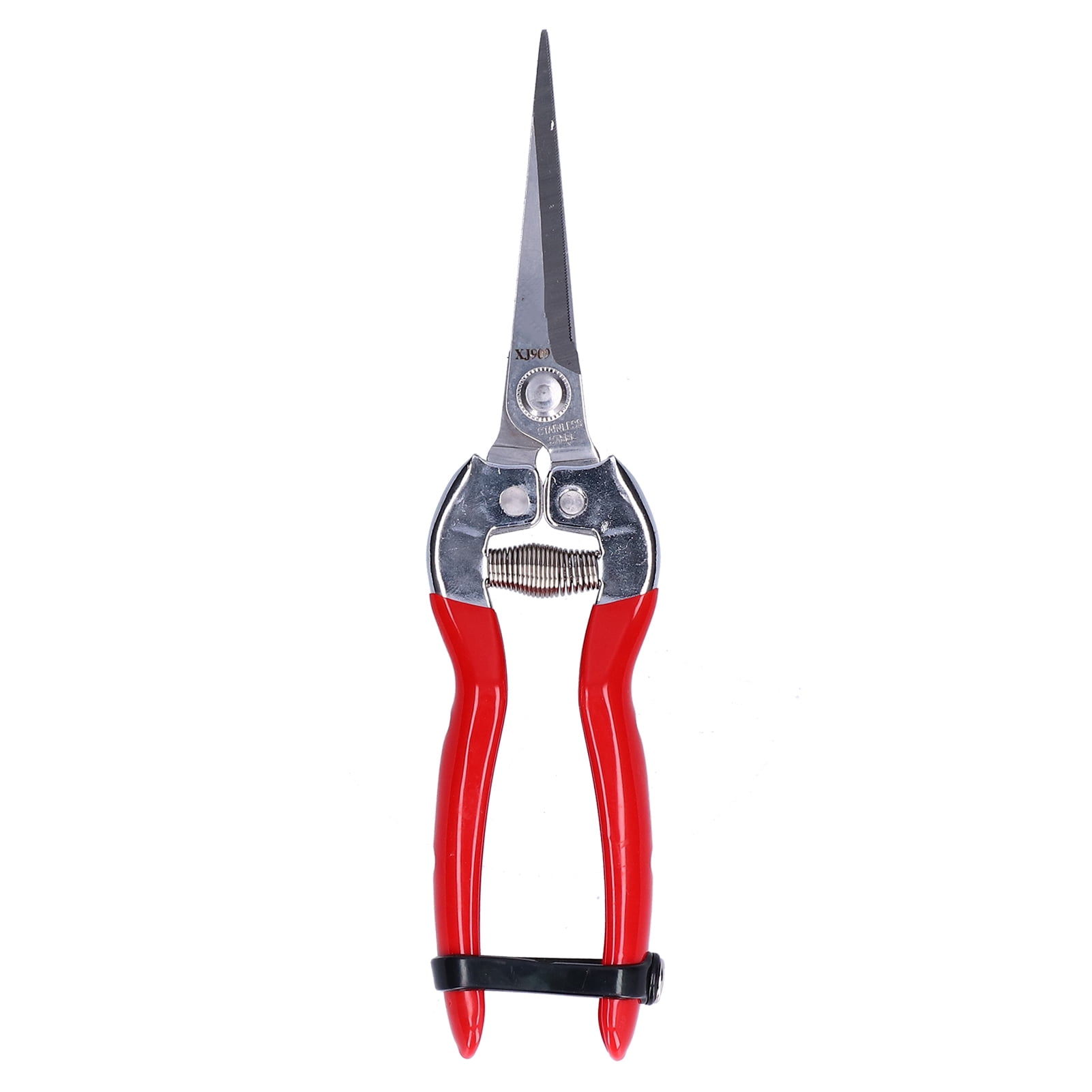 Red Straight Gardening Pruning Shears,Professional Ultra Sharp Hand Held Pruning Shears with NonSlip Handle for Flower Branches (20cm/7.9in)