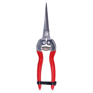 Red Straight Gardening Pruning Shears,Professional Ultra Sharp Hand Held Pruning Shears with NonSlip Handle for Flower Branches (20cm/7.9in)