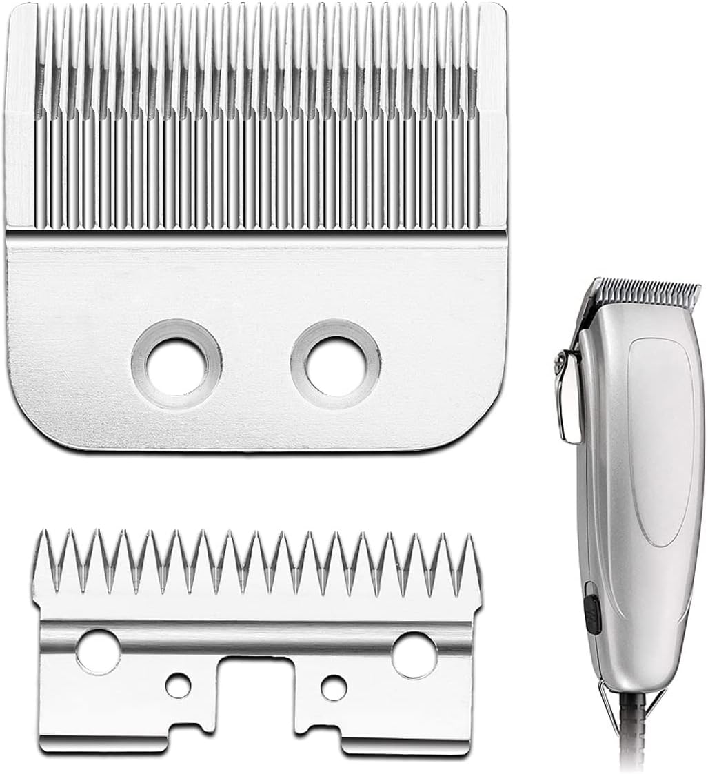Lames de Rechange pour Tondeuses à Cheveux 22995 Compatibles avec fit Andys PM-1 Speedmaster Tondeuses Lames de Rechange 22995