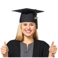 thumbnail image 4 of MIASHUI Kids Kindergarten Graduation Caps with Tassel Preschool Uniform Accessories,Black,S, 4 of 4