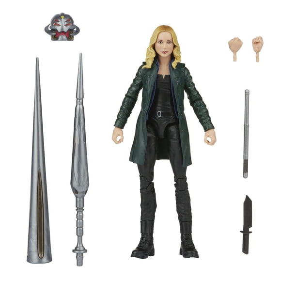 Marvel Legends Series Disney Plus Sharon Carter Falcon and the Winter Soldier MCU Series Action Figure 6-inch Collectible Toy, includes 4 accessories and 2 Build-A-Figure Part