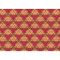 thumbnail image 1 of Ahgly Company Machine Washable Indoor Rectangle Transitional Orange Area Rugs, 2' x 5', 1 of 7