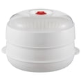 thumbnail image 1 of Under 30$ Oimcto Microwave Oven Steamer Multifunctional Microwave Vegetable Steamer with a Transparent Lid Cookware Dish Kitchen Cooking Steamers for Cooking Dumplings Vegetable, 1 of 9