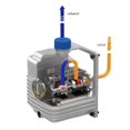 thumbnail image 3 of Pompe à Vide d'Air 2PA Vide Ultime Climatisation Réfrigération Pompe à Vide FY-1H-N Mini Pompe à Vide Portable, Utilisation Grand, 3 of 6