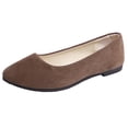 thumbnail image 1 of Femmes Filles Unies Grande Taille à Enfiler Plates Peu Profondes Confort Décontractées Chaussures Simples, 1 of 9