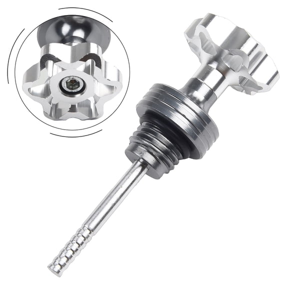 Scooter Motorcycle Engine Oil Dipstick Cap Plug Engine Crankcase Oil Level Gauge