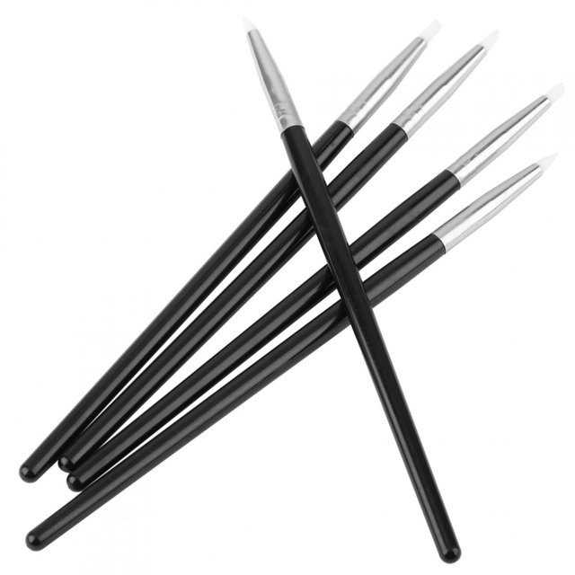 Easy To Clean Silicone Brush Pen, Flexible Clay Shaper Pen, Art Creating Smoothing Removing For Shaping