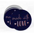 thumbnail image 2 of Inkdotpot Real Rose Gold Foil Made With Love Text Tag Favor Hang Paper Tag 100 Piece, 2 of 6