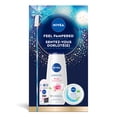 thumbnail image 1 of NIVEA Feel Pampered Skincare Routine Holiday Gift Set, Body Cream, Body Wash and Deodorant, 1 of 7