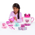 thumbnail image 4 of Disney Junior Minnie Mouse Terrific Teapot, Preschool Pretend Play Tea Set, 14-pieces, 4 of 5