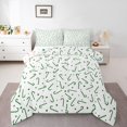 thumbnail image 2 of YST Ensemble de Couette Réversible de Noël Format Grand Lit, Ensemble de Literie Vert Canne de Bonbon de Noël pour Enfants Garçons Filles Adultes, Ensembles de Couette de Literie des Fêtes d'Hiver, Insert de Couette de Noël, Vert Blanc, 2 of 7