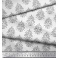 thumbnail image 2 of Soimoi Cotton Poplin Fabric Leaves,Floral & Paisley Block Print Fabric by Yard 56 Inch Wide, 2 of 3