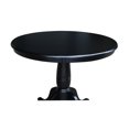 thumbnail image 4 of International Concepts 36" Round Dining Table in Black, 4 of 5