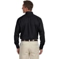 thumbnail image 4 of Harriton Chemise à Manches Longues en Sergé pour Hommes Easy blendTM avec Élimination des Taches, 4 of 5