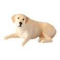 thumbnail image 1 of Xuanheng 1/64 Miniature Animal Model Realistic for Photography Props Diorama Ornament Yellow Labrador, 1 of 8