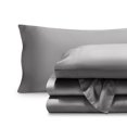thumbnail image 1 of Bare Home TENCEL™ Sheet Set - Lyocell derived from Eucalyptus - Twin, Light Gray, 1 of 7