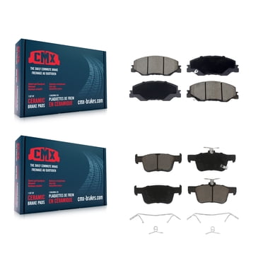 CMX Front Rear Ceramic Brake Pads Kit for Car 2022-2024 Honda Civic LX Sport EX EX-L Touring KCX-100706