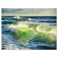 thumbnail image 2 of Sunrise and Shining Waves in Ocean - Beach Photo Canvas Print, 2 of 3