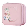 thumbnail image 2 of GOYDSY Simple Storage Jewelry Box, 26 Printed Letter Jewelry Organizer, Portable Storage Case for Rings, Earrings, and Necklaces, Stylish Jewelry Box Clearance Sales Today Deals Prime, 2 of 3