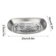 thumbnail image 2 of Outdoor Vintage Dining American Tinplate Fruit Tray Camping Tableware Snack Cake Barbecue Tableware Embossed Tinplate, 2 of 5