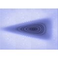 thumbnail image 1 of Ahgly Company Machine Washable Indoor Rectangle Transitional Heavenly Blue Area Rugs, 2' x 5', 1 of 7