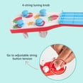 thumbnail image 4 of RKSTN Toddler Toys Kids Guitar Ukulele Beginner Musical Instrument 16 Inches With 4 Strings Mini Guitar For Skill Improving Kids Play Early Educational Pre School Children Toddler Baby Toys, 4 of 5
