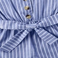 thumbnail image 4 of Combinaison à Col Rabattu Jambe Large pour Bébé Fille Romper avec Bande de Ceinture, 4 of 8