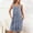 Light Blue, variant on Sakmal Moomoo Night dress for Women Green Knee Length Soft Vintage Night dress Sleeveless Floral Sleep Tanks with Pockets