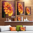 thumbnail image 3 of Gerber and Ladybird Watercolor - Floral Canvas Art Print, 3 of 4