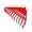 Red, variant on Rake for Leaves Plastic Rake Thickened Raking Grass Rake Agricultural Rubber Rake withered Leaves Rake Rake Leaf Rake Leaves Rake Iron Rake Gardening Tools Rakes for Gardening