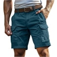 thumbnail image 3 of LIBRCLO Shorts Cargo pour Hommes avec Multiples Poches, Légers, Décontractés, de Plein Air, de Travail, pour la Randonnée et le Golf, 3 of 6