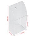 thumbnail image 4 of Herwey Support de Télécommande, Support de Télécommande en Acrylique pour Climatiseur Boîte de Rangement Murale, 4 of 7