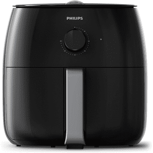 (Fabricant remis à neuf) Philips HD9630 Jumeau TurboStar XXL Analogique Air Apéritif 1.4kg (Noir)