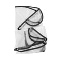 thumbnail image 4 of MERIGLARE Housse Transparente de Poussette, Protection contre la Pluie, Bouclier contre les Intempéries pour Poussettes, 4 of 9